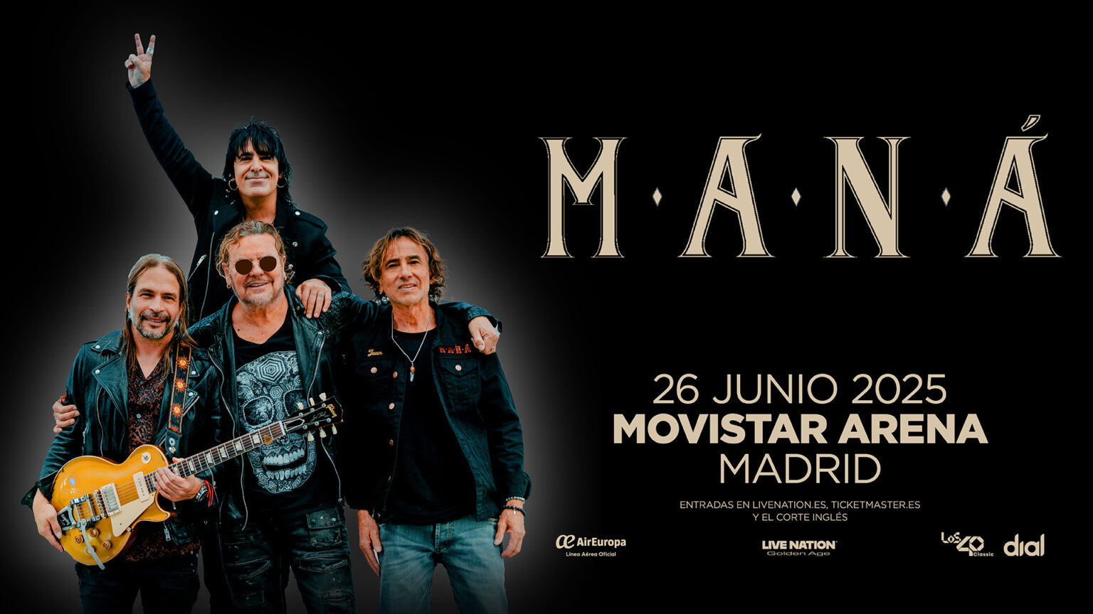 Concierto Maná en Madrid | Fuente: Live Nation